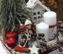Dekorace vánoční - staré časy