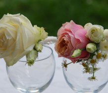 Jemná svatební kytice