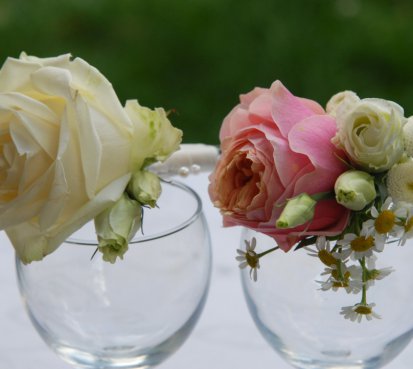 Jemná svatební kytice