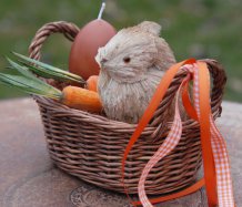 Velikonoční zajíček - svícen