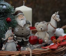 Pohádková vánoční dekorace - "Staré časy"