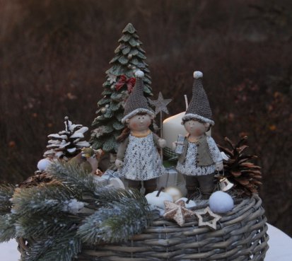 A rezervace pí Norková - vánoční pohádková dekorace II.