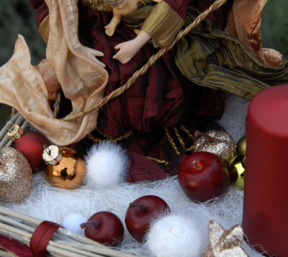 Adventní luxusní dekorace 