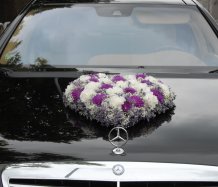 Výzdoba svatebního auta (autocorso)