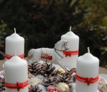 Adventní dekorace s koníkem