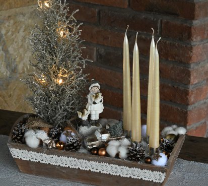 Adventní pohádková vánoční dekorace 
