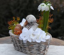 Jarní dekorace s kačenkou