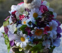 Jarní dekorace s ovečkou