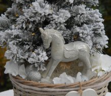 Vánoční stromeček s koníkem