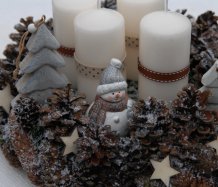 Adventní přírodní věnec