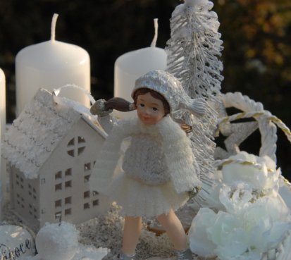 Adventní dekorace "Bílé Vánoce"