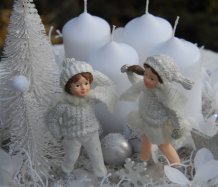 Luxusní vánoční dekorace s led světýlky