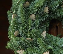 Vánoční voňavý věnec se stromečky
