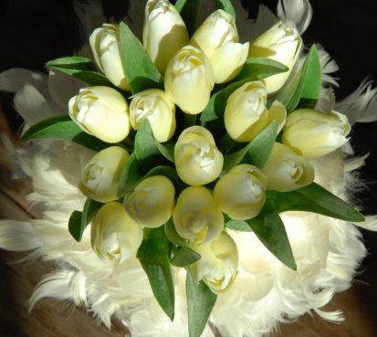 Tulipánová kytice
