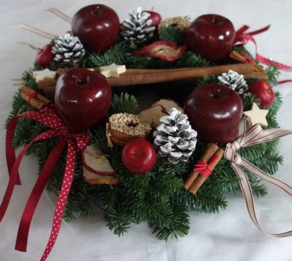 Adventní živý věnec