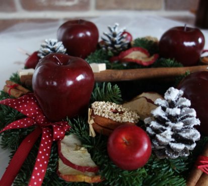 Adventní živý věnec