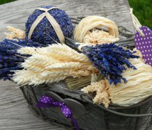 Levandulová dekorace ve stylu Provence
