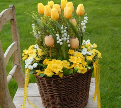 aaJarní dekorace s tulipány - rezervace!