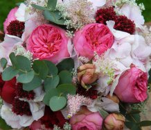 Romantická svatební kytice