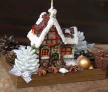 Vánoční dům - svícen