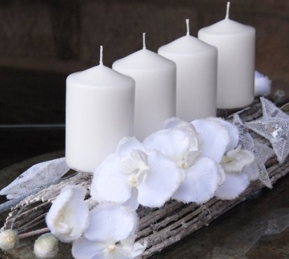 Luxusní vánoční parter s orchidejemi