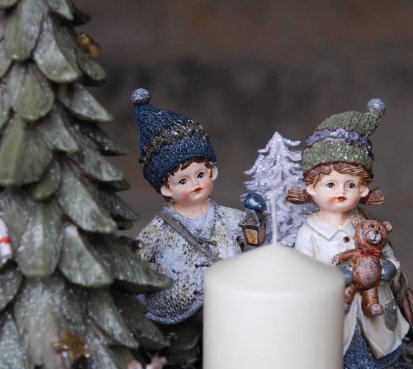 Luxusní vánoční dekorace -  "Staré časy"