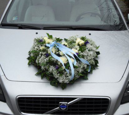 Výzdoba svatebního auta - autocorso