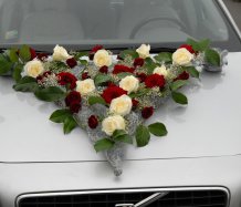 Autocorso - výzdoba svatebního auta