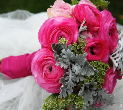 Jarní svatební kytice