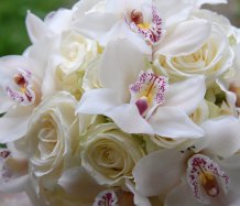 Svatební kytice s orchidejemi