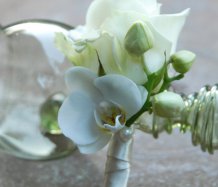 S orchideou Phalaenopsis - svatební kytice