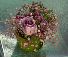 Svatba ve fialových tónech