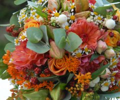 Svatba v podzimních tónech