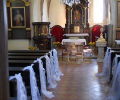 Svatba v kostelíčku Sv.Ondřeje