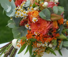 Svatba v podzimních tónech