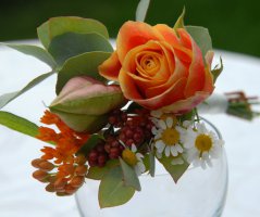 Svatba v podzimních tónech