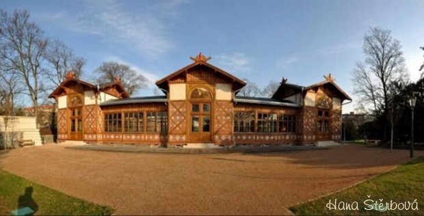 Pavilon Grébovka s unikátní historickou vinicí
