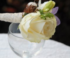 Zimní svatba na zámečku Roztoky