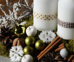 Naše dekorace pro vánoce 2017