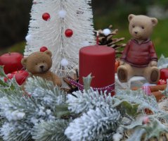 Naše dekorace pro vánoce 2017