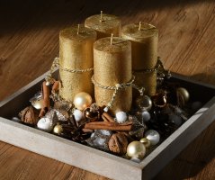 Naše dekorace pro vánoce 2017