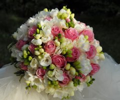 Letní luční svatba