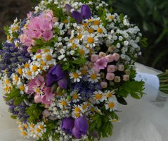 Luční svatba v přírodě