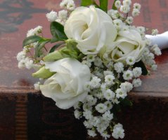 Romantická svatba v bílém