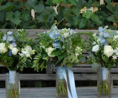 Bleděmodrá svatba v Průhonicích