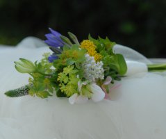 Letní luční svatba