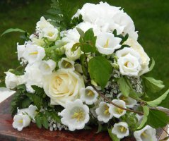 Romantická svatba v bílém