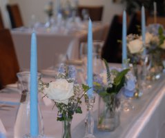 Bleděmodrá svatba v Průhonicích