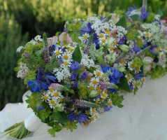 Letní luční svatba