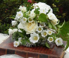 Romantická svatba v bílém